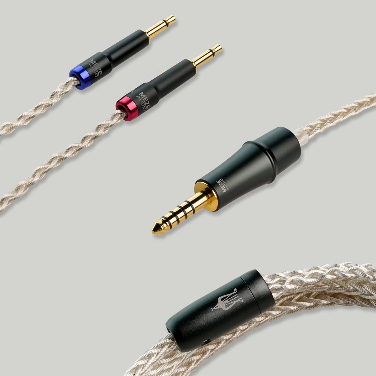 Meze Mono 3.5mm Silver-Plated PCUHD Premium Cable - Thumbnail 5