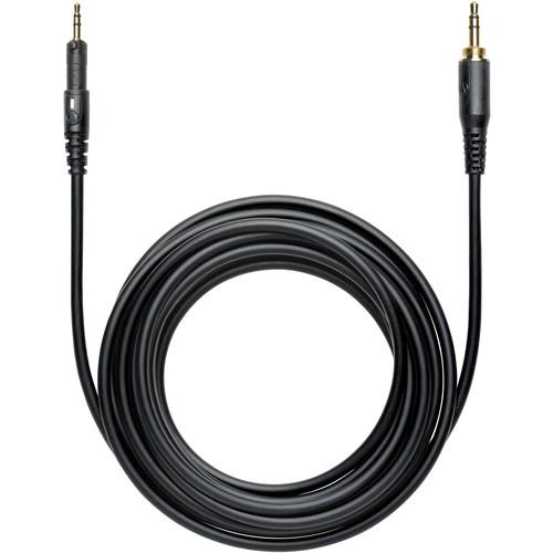 Audio-Technica HP-LC Replacement Cable for ATH-M40x and ATH-M50x Headphones (Black, Straight) - Audio46