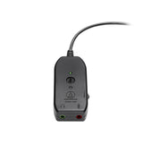 Adaptador Audio-Technica ATR2x-USB 3,5 mm para USB com microfone e controle remoto