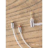 Final Audio - Cable recto MMCX recubierto de plata C106