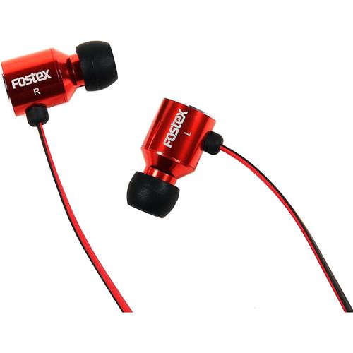 Fostex TE-03R Stereo Earphones (Red) - Audio46