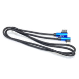 Cable de carga y sincronización de MobileSpec Lightning de ángulo recto a USB