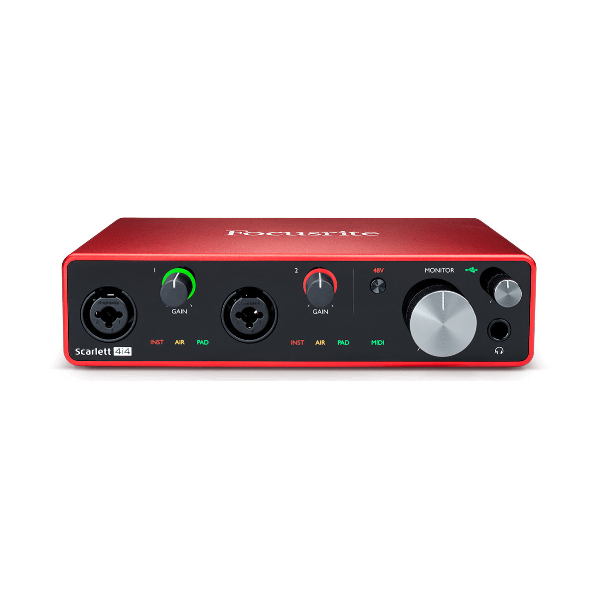 Focusrite Scarlett 4i4 3rd Gen 4-in 4-out Desktop USB Audio Interface