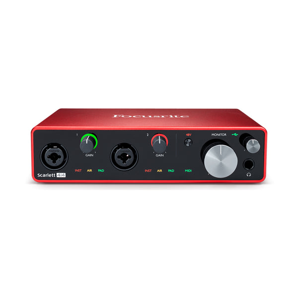 Focusrite Scarlett 4i4 3rd Gen 4-in 4-out Desktop USB Audio