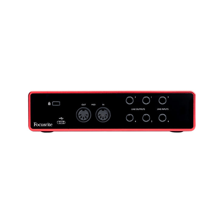 Focusrite Scarlett 4i4 3rd Gen 4-in 4-out Desktop USB Audio Interface ...