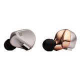 Fones de ouvido intra-auriculares HIFIMAN - RE800 Silver com driver dinâmico 
